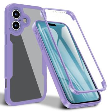 iPhone 17 Etui z Serii 360 Protection - Fiolet / Przezroczyste