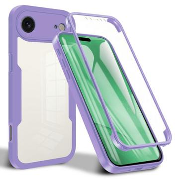 iPhone 17 Air Etui z Serii 360 Protection - Fiolet / Przezroczyste