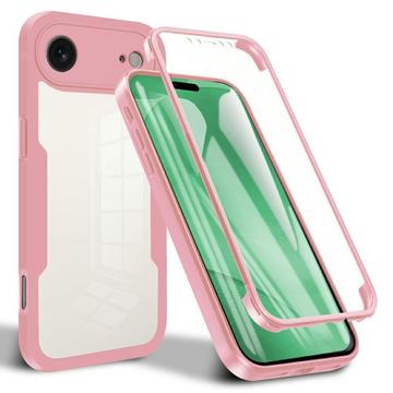 iPhone 17 Air Etui z Serii 360 Protection - Róż / Przezroczyste