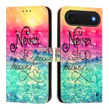 iPhone Air Etui z Portfelem z Serii Wonder - Nigdy nie przestawaj marzyć