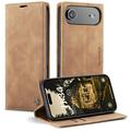 iPhone 17 Air Etui z Portfelem Caseme 013 - Brąz