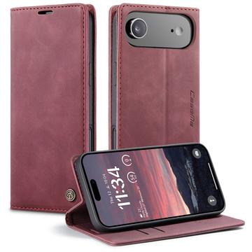 iPhone Air Etui z Portfelem Caseme 013 - Czerwone Wino