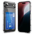 iPhone 17 Air Przezroczyste Etui z Uchwytem na Kartę