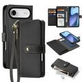 iPhone Air Dux Ducis Lawa Etui portfelowe skórzane z magnetycznym pokryciem - Czarny