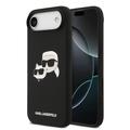 iPhone Air Karl Lagerfeld Double Heads Etui MagSafe z płynnego silikonu