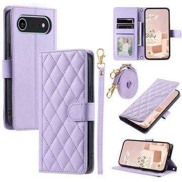 Luksusowe pikowane etui-portfel do iPhone 17 Air