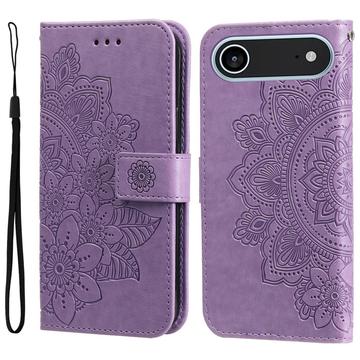 Etui z Portfelem z Serii Mandala do iPhone 17 Air - Fiolet