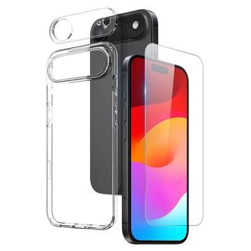 Zestaw ochronny iPhone 17 Air Northjo 3 w 1 - przezroczysty
