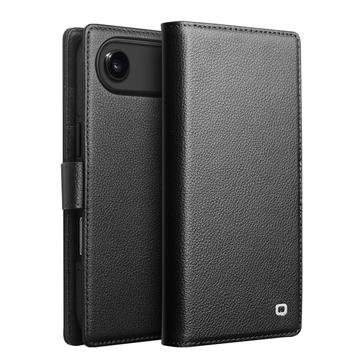 Skórzane etui z odpinanym portfelem 2 w 1 na iPhone Air Qialino - kompatybilne z MagSafe
