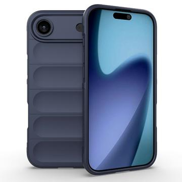 iPhone Air Etui z TPU Rugged - Ciemnoniebieski