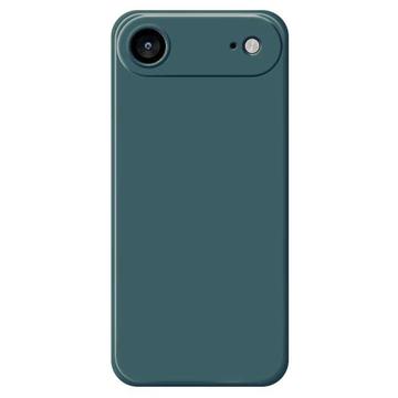 Odporne na wstrząsy silikonowe etui na iPhone 17 Air - czarno-zielone