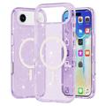 iPhone 17 Air Hybrydowe Etui Stylish Glitter Series - Zgodność z MagSafe - Fiolet
