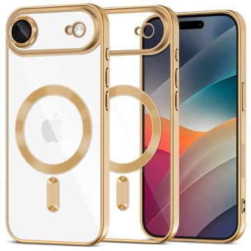 iPhone 17 Air Tech-Protect MagFlex Etui - kompatybilny z MagSafe - Przezroczysty / Złoto