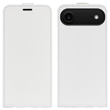 iPhone 17 Air Pionowe Etui z Kieszenią na Kartę - Biel