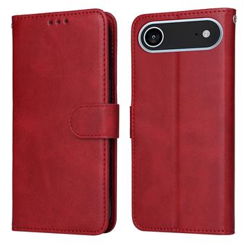 iPhone 17 Air Etui portfelowe ze stojakiem - czerwony