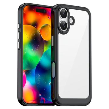 iPhone 17 Pokrowiec Anti-Shock Hybrid - Czarny