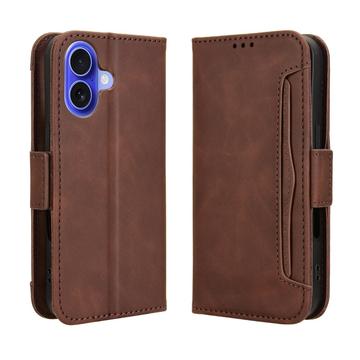 Etui portfelowe na karty iPhone 17 - brązowe