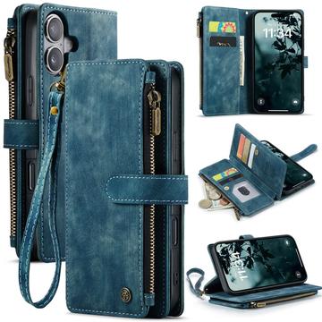iPhone 17 Wielofunkcyjne Etui-Portfel Caseme C30 - Błękit