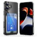 iPhone 17 Przezroczyste Etui z Uchwytem na Kartę