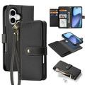 iPhone 17 Dux Ducis Lawa Etui portfelowe skórzane z magnetycznym pokryciem