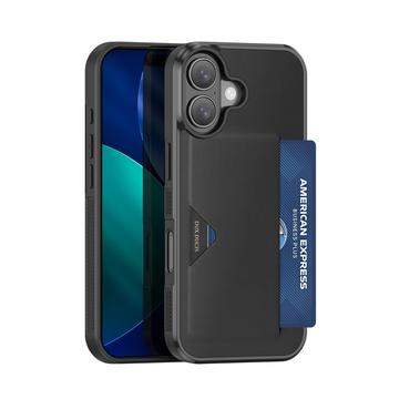 iPhone 17 Dux Ducis Pocard Etui z uchwytem na karty - czarny