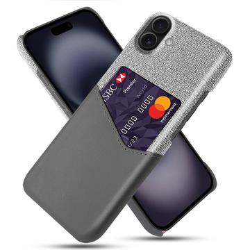 iPhone 17 Etui KSQ z Miejscem na Kartę - Szary