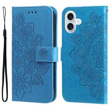 Etui z Portfelem z Serii Mandala do iPhone 17 - Błękit