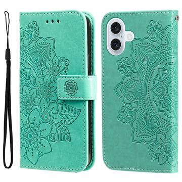 Etui z Portfelem z Serii Mandala do iPhone 17 - Zieleń