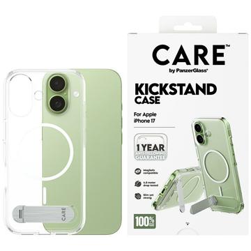 iPhone 17 PanzerGlass Care Kickstand Etui - kompatybilny z MagSafe - Transparentny