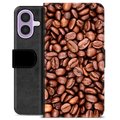 Etui Portfel Premium - iPhone 17 - Ziarna Kawy