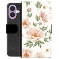Etui Portfel Premium - iPhone 17 - Kwiatowy