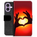 Etui Portfel Premium - iPhone 17 - Sylwetka Serca