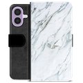 Etui Portfel Premium - iPhone 17 - Marmur