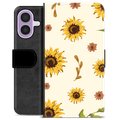 Etui Portfel Premium - iPhone 17 - Słonecznik