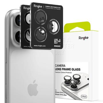 iPhone 17 Pro/17 Pro Max Szkło Hartowane w Obiektywie Ringke - 2 Szt. - Czerń