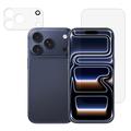 iPhone 17 Pro Zestaw 2-w-1 Zabezpieczenie Ekranu ze Szkła Hartowanego i Obiektyw Aparatu