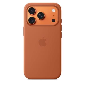 iPhone 17 Pro Apple Silikonowe Etui z MagSafe MGFJ4ZM/A - Terakota