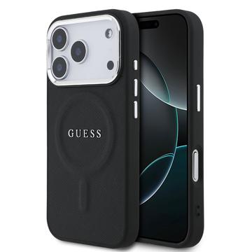 iPhone 17 Pro Guess Saffiano Hybrydowe Etui - Kompatybilny z MagSafe