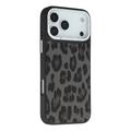 iPhone 17 Pro Jaucase hybrydowe etui magnetyczne z nadrukiem w panterkę