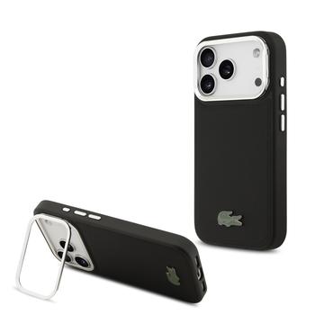 Etui na statyw fotograficzny iPhone 17 Pro Lacoste Iconic Petit Pique - kompatybilny z MagSafe - czarny