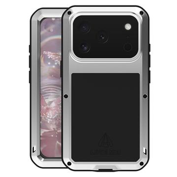 Etui Hybrydowe iPhone 17 Pro Love Mei Powerful - srebrne