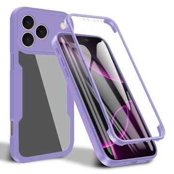 iPhone 17 Pro Max Etui z Serii 360 Protection - Fiolet / Przezroczyste
