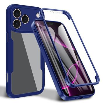 iPhone 17 Pro Max Etui z Serii 360 Protection - Błękit / Przezroczyste