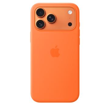 iPhone 17 Pro Max Apple Silikonowe Etui z MagSafe MGFL4ZM/A - Pomarańcz