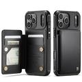 iPhone 17 Pro Max Etui Caseme C22 na karty RFID - Czarne