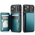 Etui Caseme C22 na karty RFID do iPhone 17 Pro Max - zielone