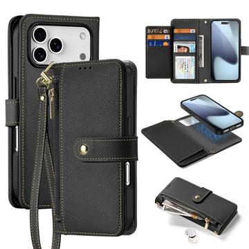iPhone 17 Pro Max Dux Ducis Lawa Etui portfelowe skórzane z magnetycznym pokryciem