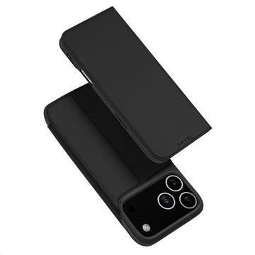 iPhone 17 Pro Max Etui z Klapką Dux Ducis Skin Pro - Czerń