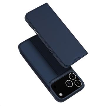 iPhone 17 Pro Max Etui z Klapką Dux Ducis Skin Pro - Błękit