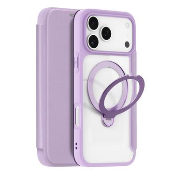 iPhone 17 Pro Max Dux Ducis Skin X Pro Etui z klapką magnetyczną - fioletowy